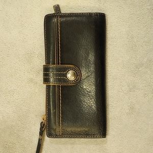 Checkbook size Fossil Wallet